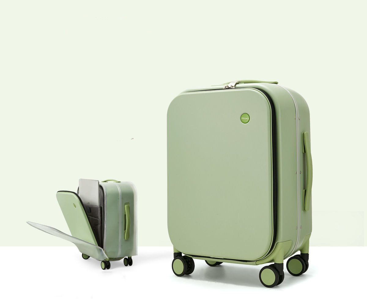 Aluminum Frame Hard Shell Trolley Suitcase with Wheels