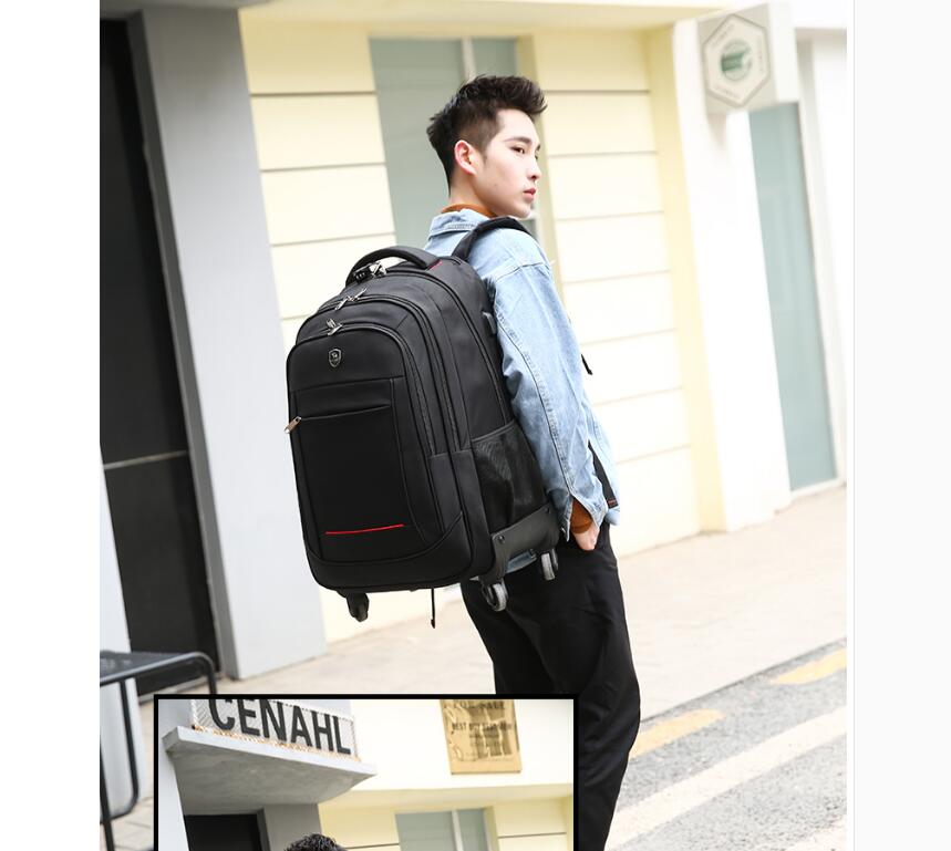 Luna & Lane Roam Wheeled Backpack