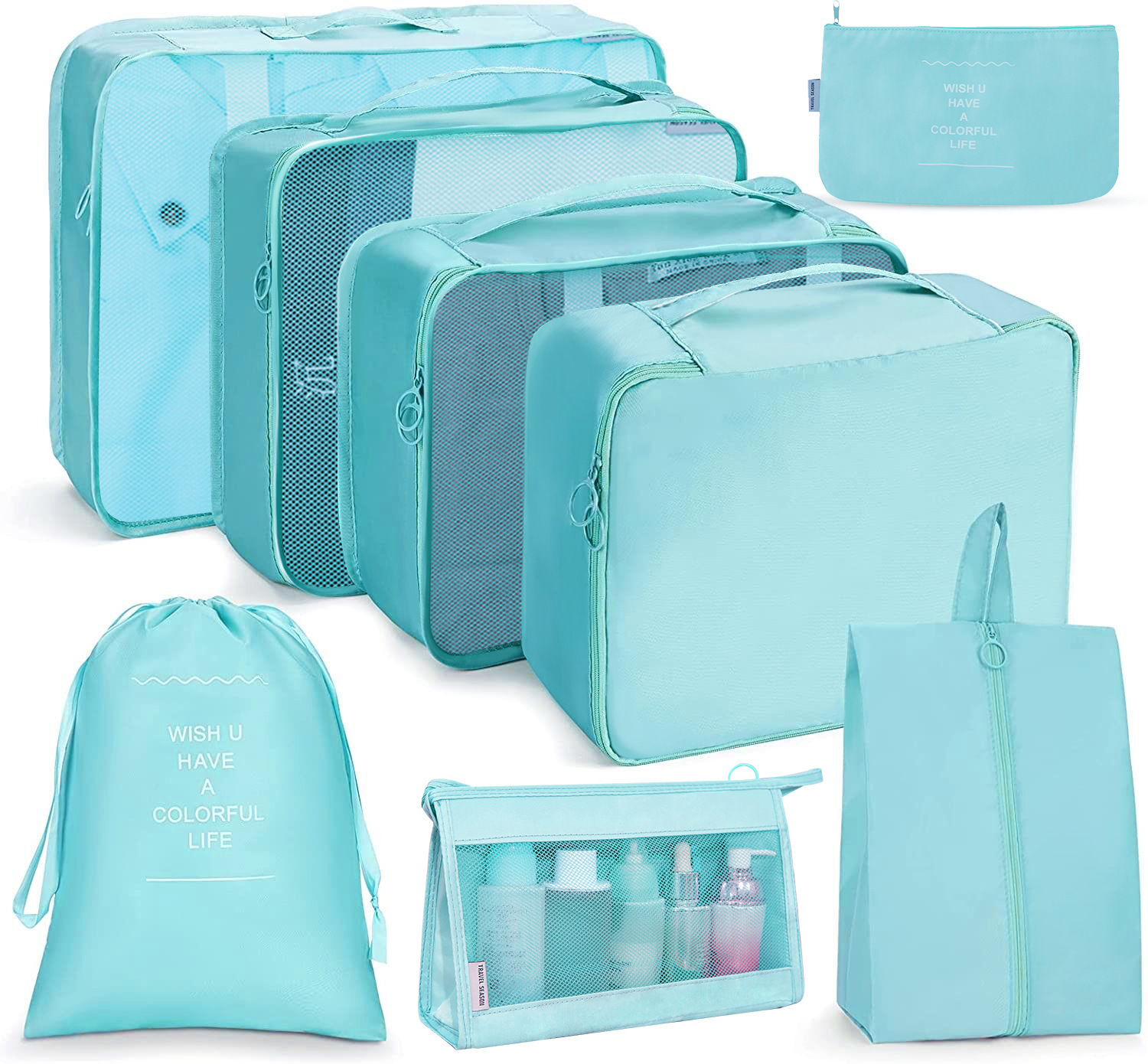 Luna & Lane 8-Piece Packing Cube Set
