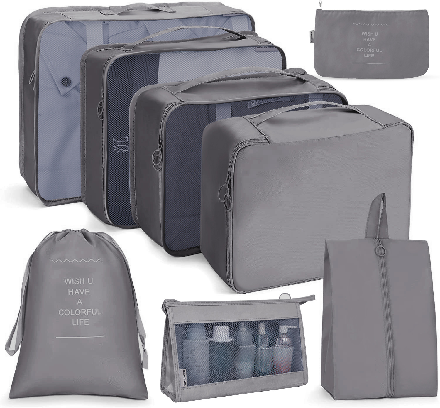 Luna & Lane 8-Piece Packing Cube Set