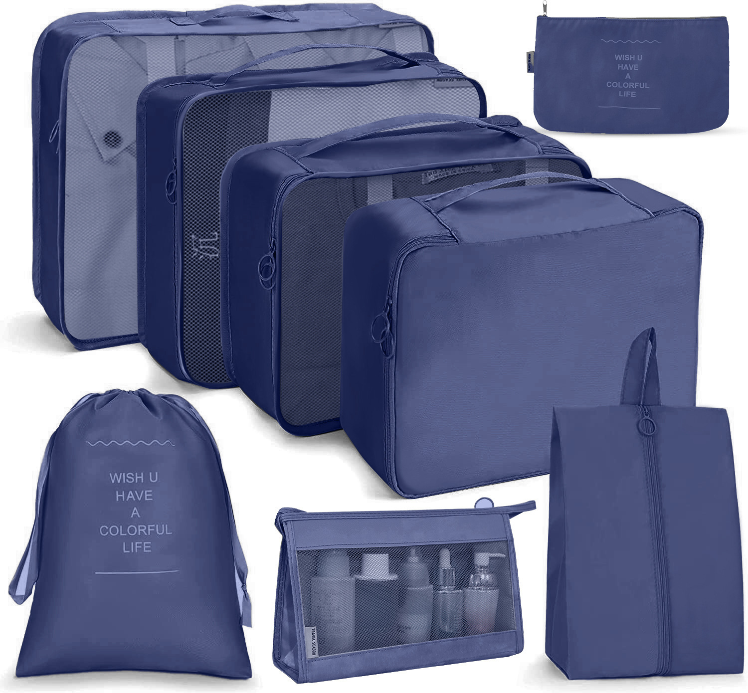 Luna & Lane 8-Piece Packing Cube Set